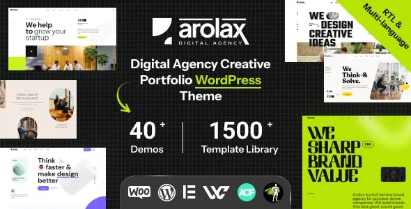 Arolax | Creative Digital Agency Theme