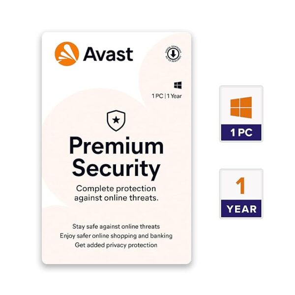 Avast Premium Security 1 PC for 1 Year