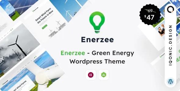 Enerzee - Renewable Energy WordPress Theme