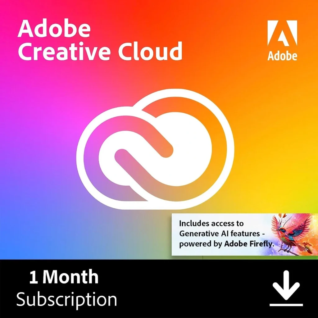 Adobe Creative Cloud All Apps Redeem Code - 1 Month