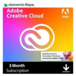 Adobe Creative Cloud All Apps 3 Month – Redeem Code