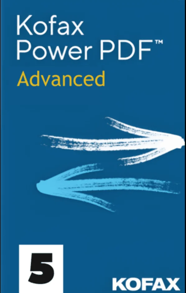 Kofax Power PDF Advanced 5 for Windows | Lifetime