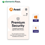 Avast Premium Security 1 PC for 1 Year