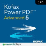 Kofax Power PDF Advanced 5 for Windows | Lifetime