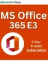 MS Office 365 E3 5 Users | 1 Year