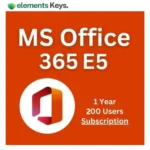 MS Office 365 E5 200 Users | 1 Year