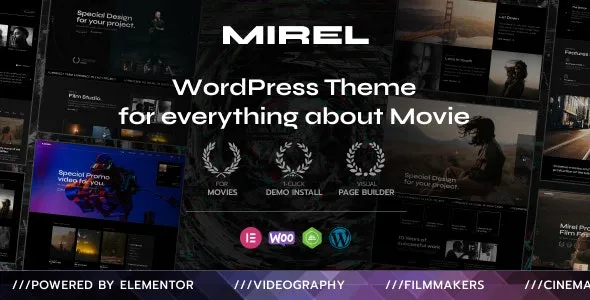 Mirel - Movie Studios and Filmmakers WordPress Theme