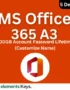Office 365 A3 5 Device 100GB Account+Password – Lifetime (Customize Name)