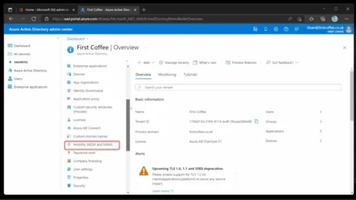 Office 365 Business Premium Admin Panel