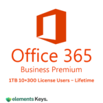 Office 365 Business Premium Admin Panel 1TB 10+300 License Users – Lifetime