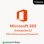 Office 365 E3 5 Device 5TB Lifetime Account+Password