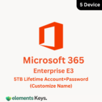 Office 365 E3 5 Device 5TB Lifetime Account+Password | Customize Name