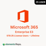 Office 365 E3 Admin Panel 5TB 25 License Users - Lifetime