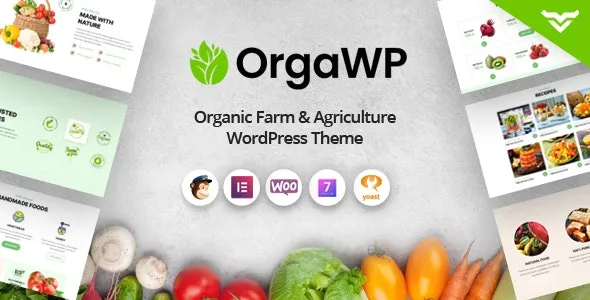 OrgaWP - Organic Farm & Agriculture WordPress Theme