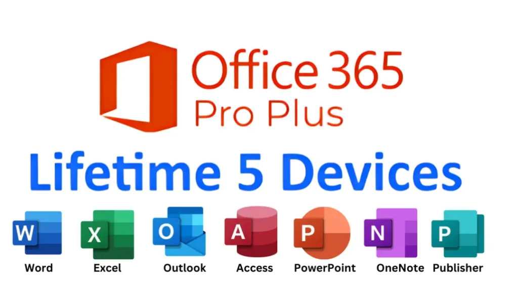 Office 365 A3 5 Device 100GB Account+Password - Lifetime (Customize Name)