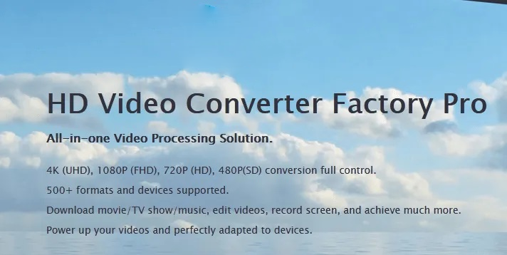 Wonderfox: HD Video Converter Factory Pro For Windows