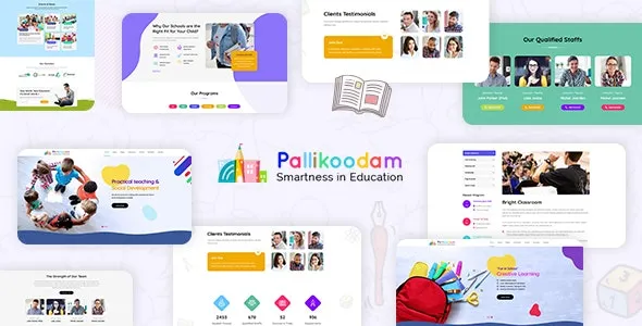 Pallikoodam - School WordPress Theme