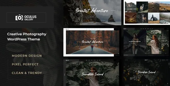 Oculus - Photography WordPress Theme