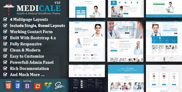 Medicale - Health Dentist WordPress Theme