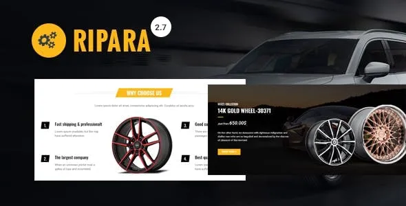 Ripara - Auto Repair & Car WooCommerce WordPress Theme