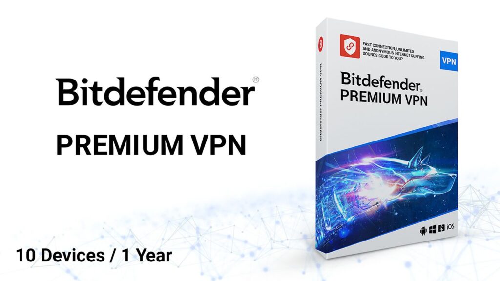 Bitdefender Premium VPN 10 Device (1 year)