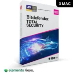 Bitdefender Total Security 3 Device – 1 Year (Windows / Mac / Android / iOS)