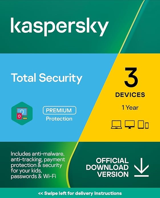 Kaspersky Total Security Bind Key 3 Device 1 Year