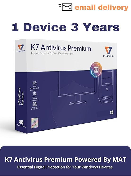 K7 Antivirus Premium 1 Device 3 Years