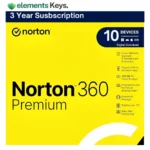 Norton 360 Premium | Advanced security and virus protection for 10 devices | 3 Year Subscription