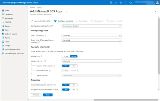 Office 365 A3 Admin Panel