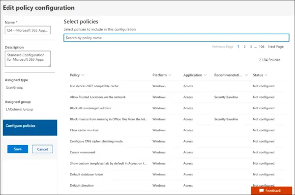Office 365 A3 Admin Panel