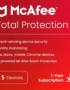 McAfee Total Protection 2024 5 Device 1 Year (PC/Mac/Android/iOS)