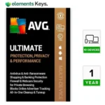 AVG Ultimate | 10 Devices 1 Year | Windows PC, Mac, Android & iOS | Includes Internet Security, Secure VPN, TuneUp & AntiTrack