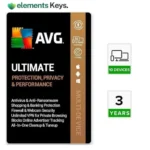 AVG Ultimate Multi-Device (Total Security Suite VPN, Cleaner & AntiTracker) (PC, Mac & Android) (10 Devices | 3 Years)