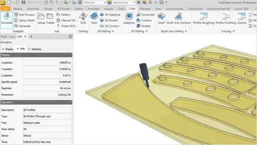Autodesk Inventor Nesting