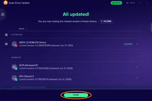 Avast Security Driver Updater