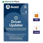 Avast Security Driver Updater (1 Pc | 1 Year)