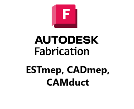 Autodesk Fabrication ESTmep, CADmep, CAMduct 1 Year Subscription 2025/2024/2023 PC/Mac