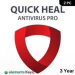 Quick Heal Antivirus Pro Latest Version – 2 PCs, 3 Years