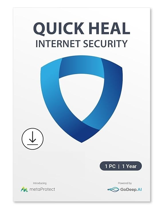 Quick Heal Internet Security Latest Version - 1 PC, 1 Year