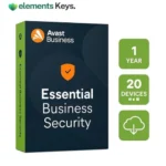 Avast Essential Business Security | 20 Devices, 1 Year | Endpoint Protection, Ransomware & Phishing Defense | Online Management Platform | Windows & Windows Server