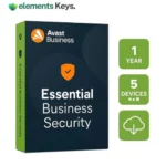 Avast Essential Business Security | 5 Devices, 1 Year | Endpoint Protection, Ransomware & Phishing Defense | Online Management Platform | Windows, MacOS & Server