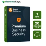 Avast Premium Business Security | 20 Devices, 1 Year | Endpoint Protection, VPN, Ransomware & Phishing Defense | Online Management Platform | Windows, MacOS & Server