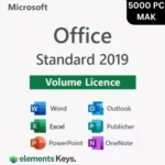 Microsoft Office 2019 Standard 5000 PC MAK