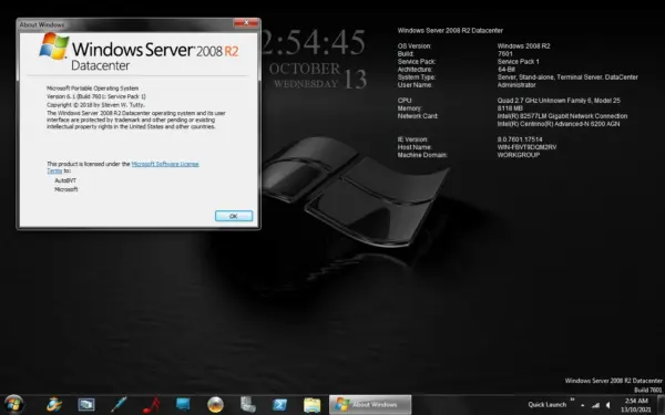 Windows Server 2008 R2 Datacenter