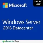 Windows Server 2016 Datacenter mak 100 user