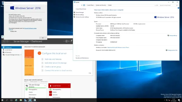 Windows Server 2016 Standard