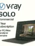 V-Ray Solo - Commercial | 1 Year Subscription for PC/Mac Renderer Genuine