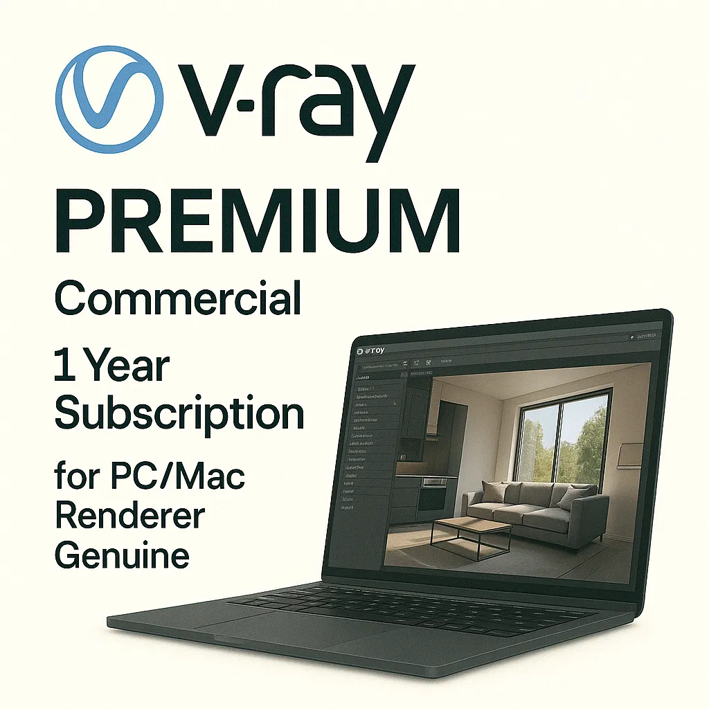 V-Ray Premium – Commercial | 1 Year Subscription for PC/Mac Renderer Genuine