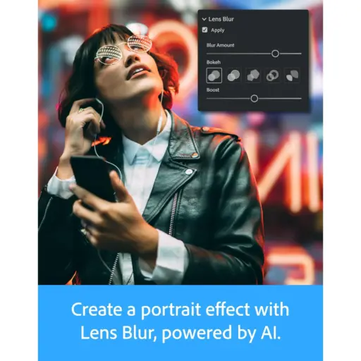 Adobe Lightroom + Lightroom Classic 1 TB, AI-assisted photo editor, 1 Year Subscription | PC/Mac